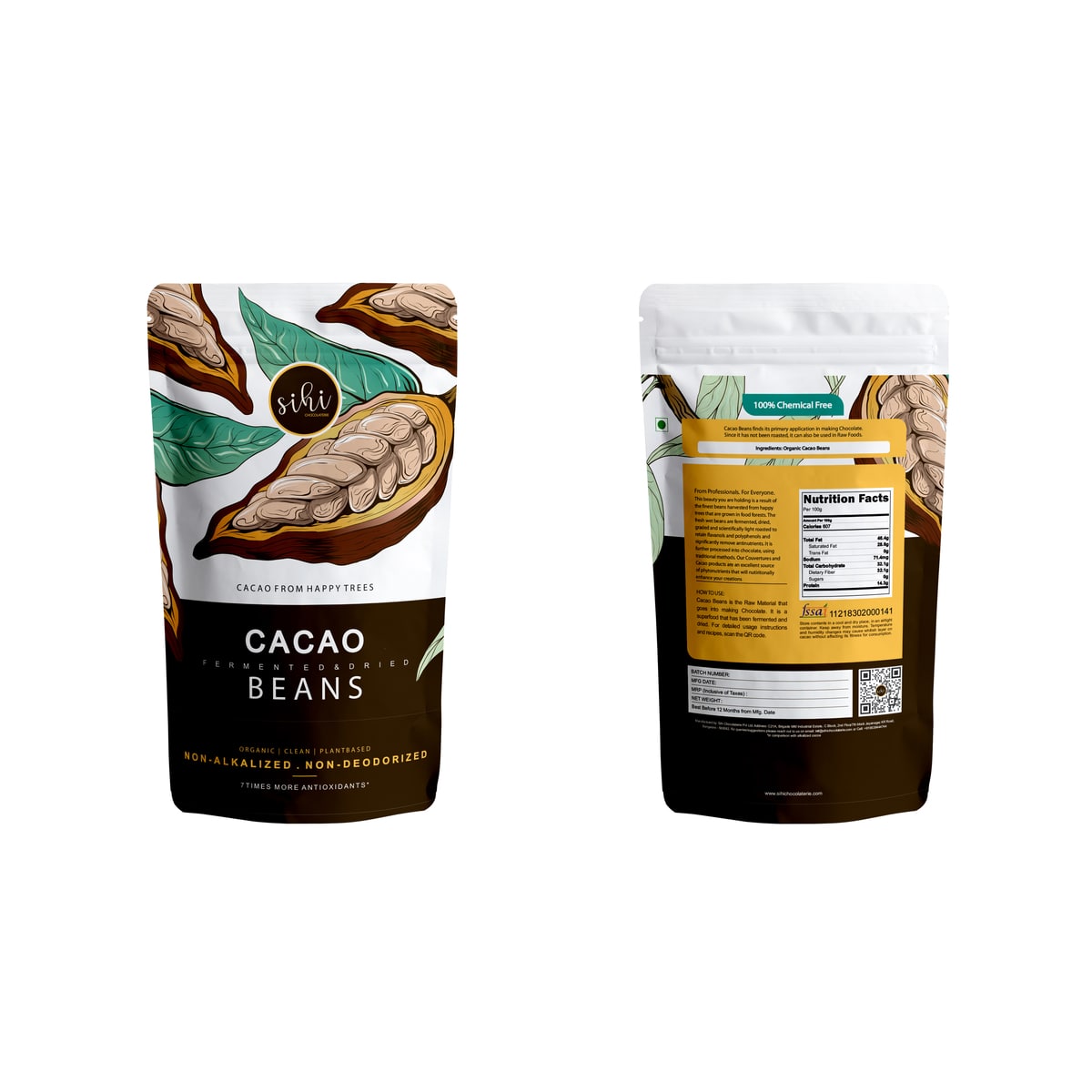 Raw Cacao Beans - Indian Origin