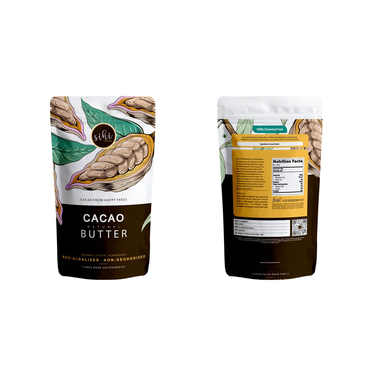 Cacao Butter - Non Alkalised and Non Deodorised