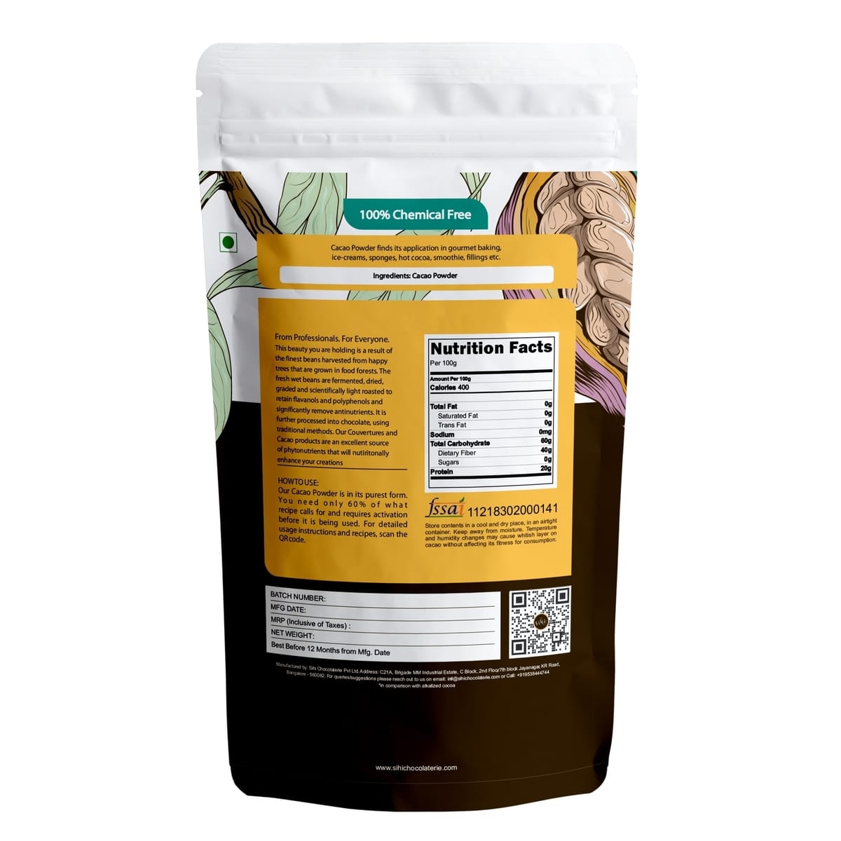 Cacao Powder for Baking