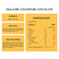 100 percent dark chocolate bar nutritional information.