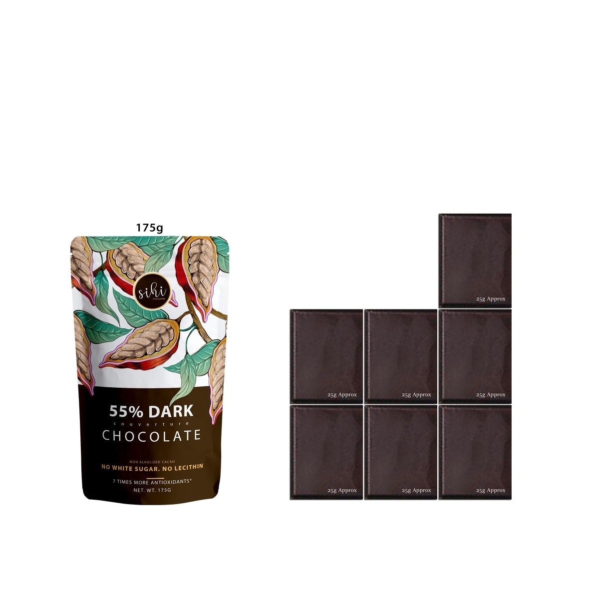 55% Dark Chocolate - Vegan Dark Chocolate